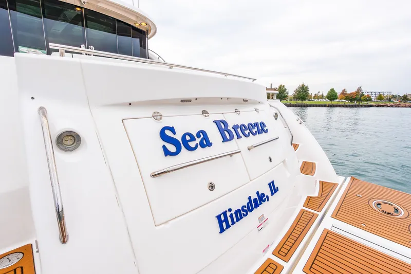  Yacht Photos Pics 2008 Sea Ray 60 Sundancer yacht named "Sea Breeze" docked near Hinsdale, IL.