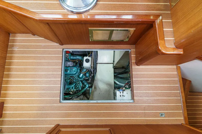 Aesclepius Yacht Photos Pics Engine compartment