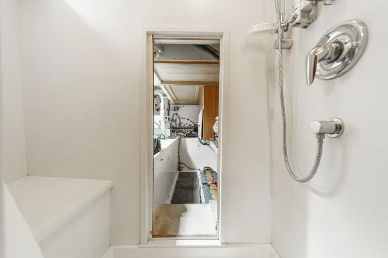 Aesclepius Yacht Photos Pics Second entry to engine room