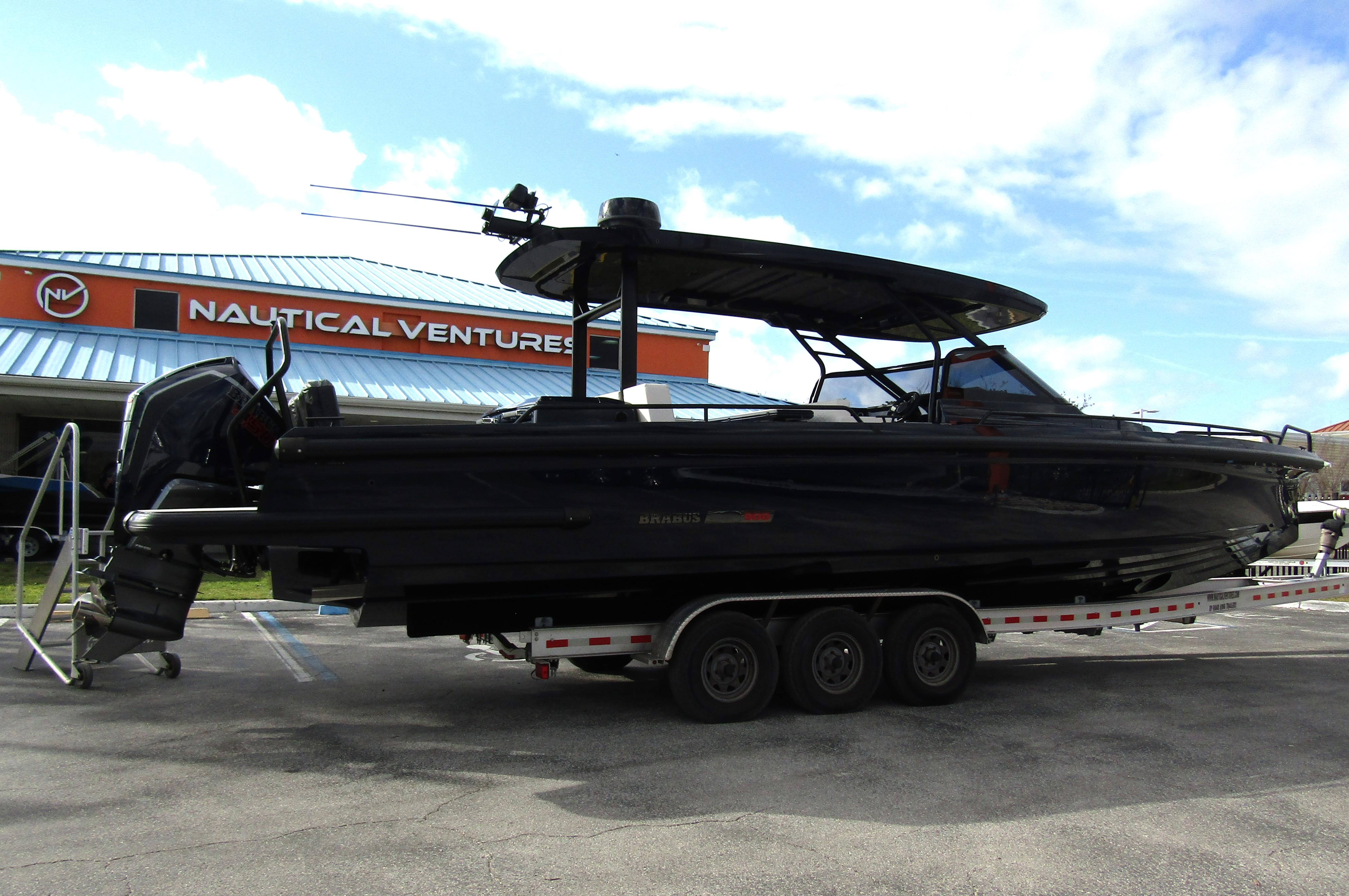 2024 BRABUS Shadow 900 ST boat on trailer at Nautical Ventures.