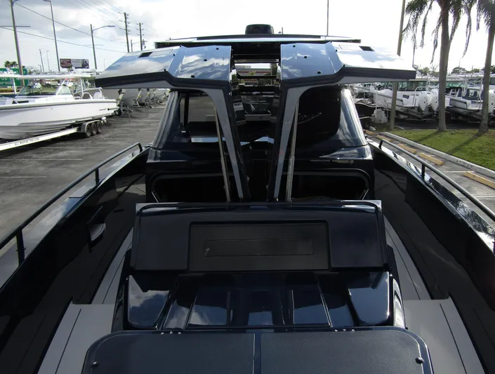  Yacht Photos Pics 2024 BRABUS Shadow 900 ST luxury boat with sleek design and open deck.