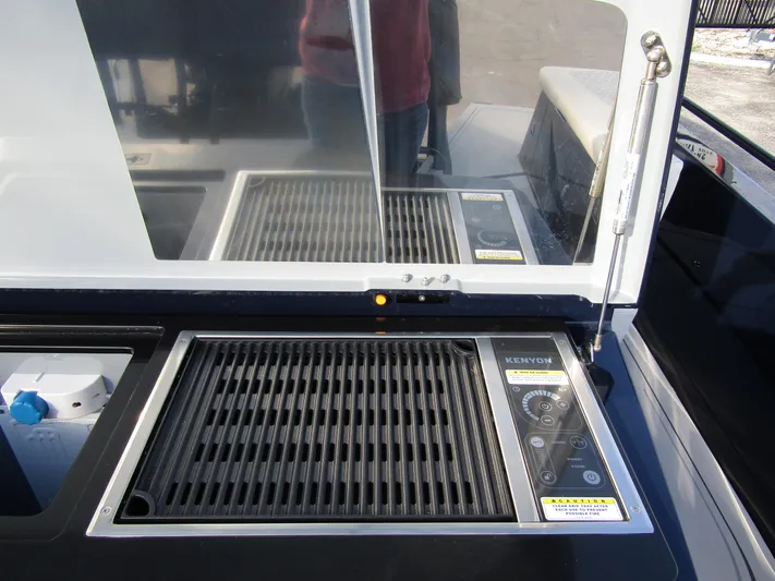  Yacht Photos Pics 2024 BRABUS Shadow 900 ST yacht grill station with sleek design and modern controls.