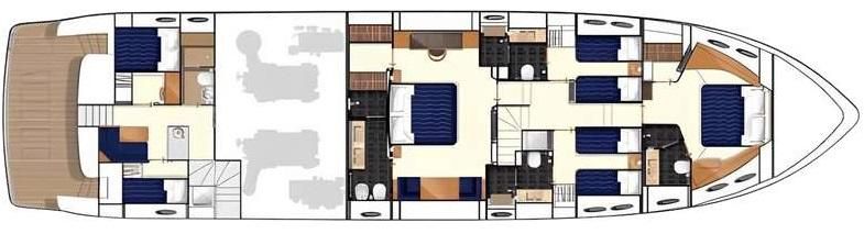 2010 Princess 85 