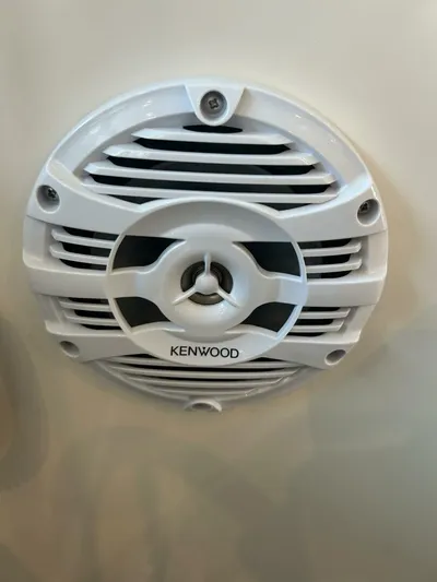 Native Dancer Yacht Photos Pics Kenwood speaker on 2002 Tiara Yachts 3800 Open.