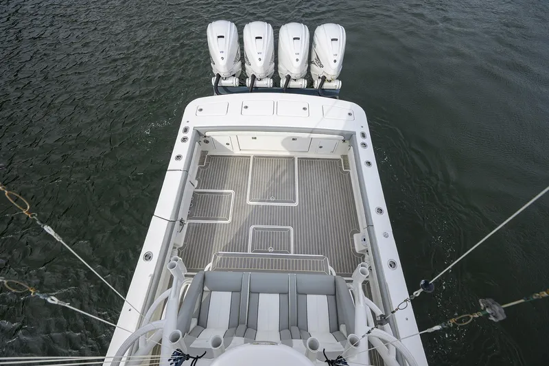 Revelry Yacht Photos Pics 41 Regulator REVELRY - Cockpit View from Tower