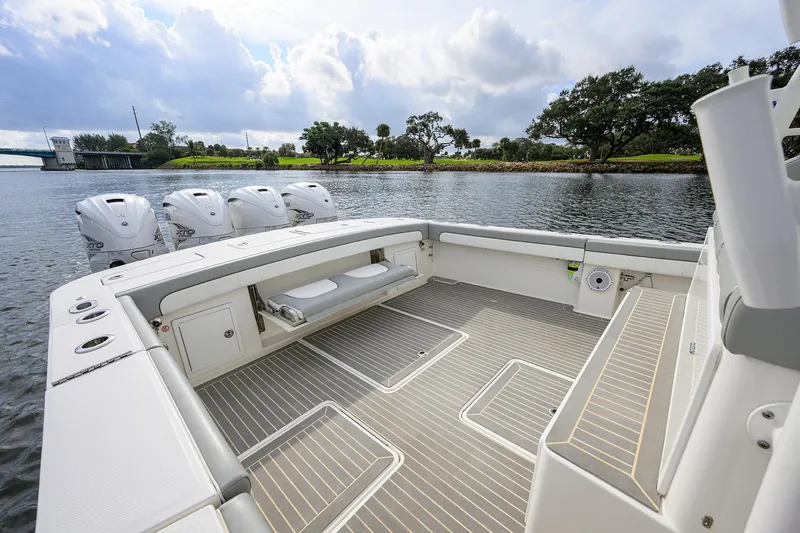 Revelry Yacht Photos Pics 41 Regulator REVELRY - Port View of Cockpit