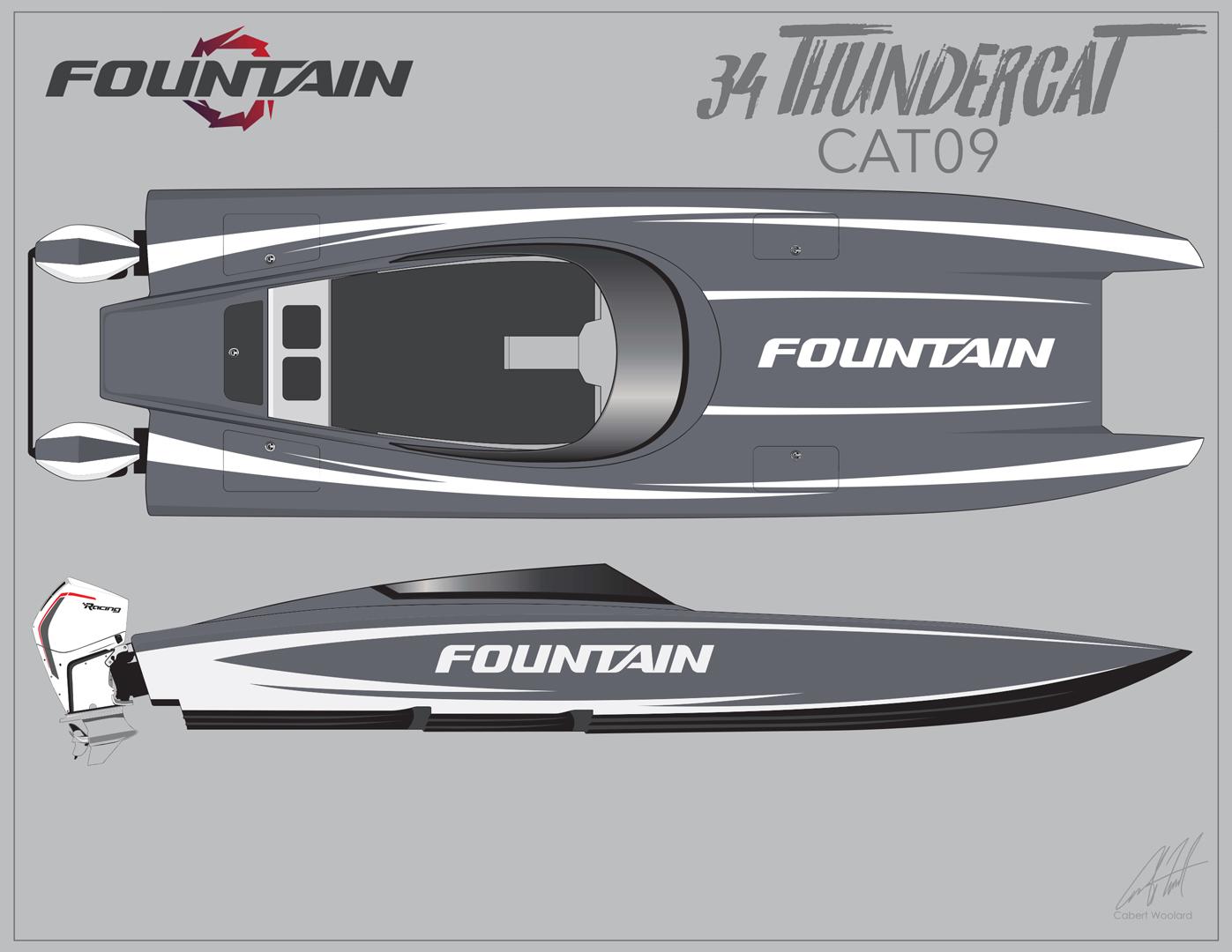 2023 Fountain 34 Thundercat Power Catamaran for sale YachtWorld