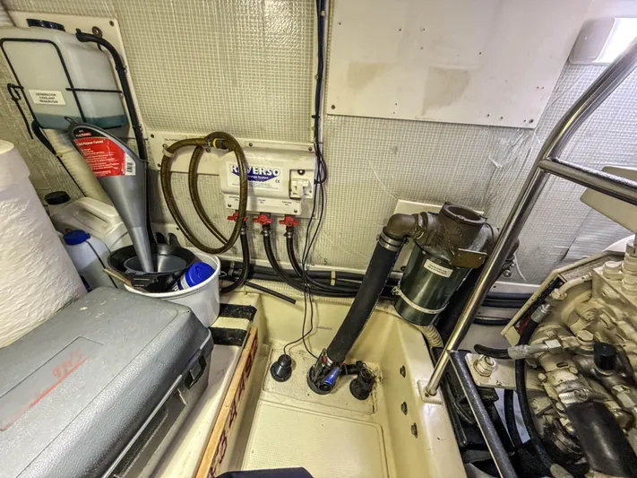 Liberty Call Yacht Photos Pics Engine compartment