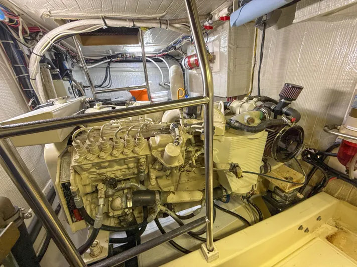 Liberty Call Yacht Photos Pics Engine compartment