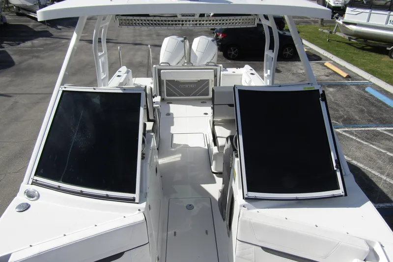  Yacht Photos Pics 2023 Blackfin 252 DC boat with dual consoles and spacious seating.