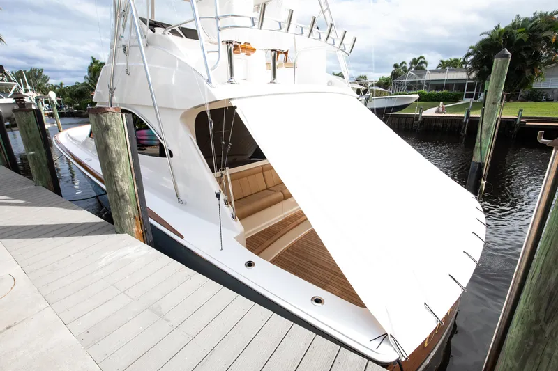 Constant Craving Yacht Photos Pics Viking 46 Constant Craving - Exterior Cockpit cover