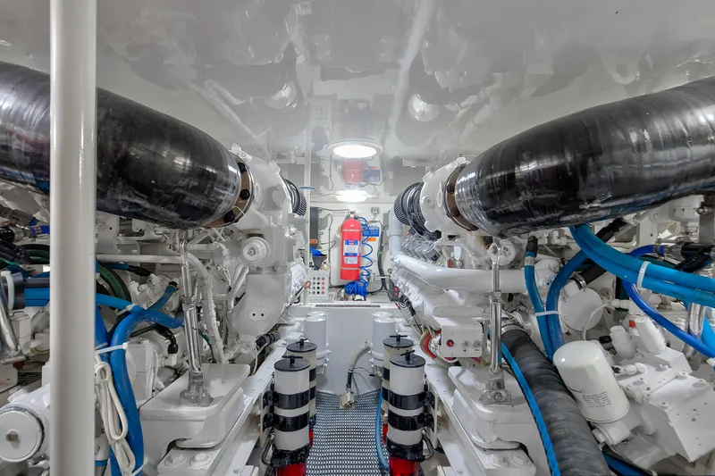 Constant Craving Yacht Photos Pics Viking 46 Constant Craving - Engine Room