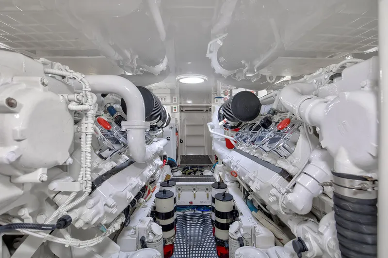 Constant Craving Yacht Photos Pics Viking 46 Constant Craving - Engine Room