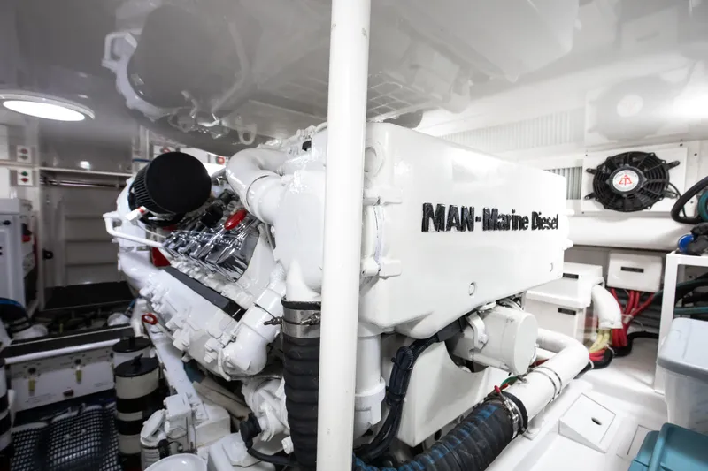 Constant Craving Yacht Photos Pics Viking 46 Constant Craving - Engine Room