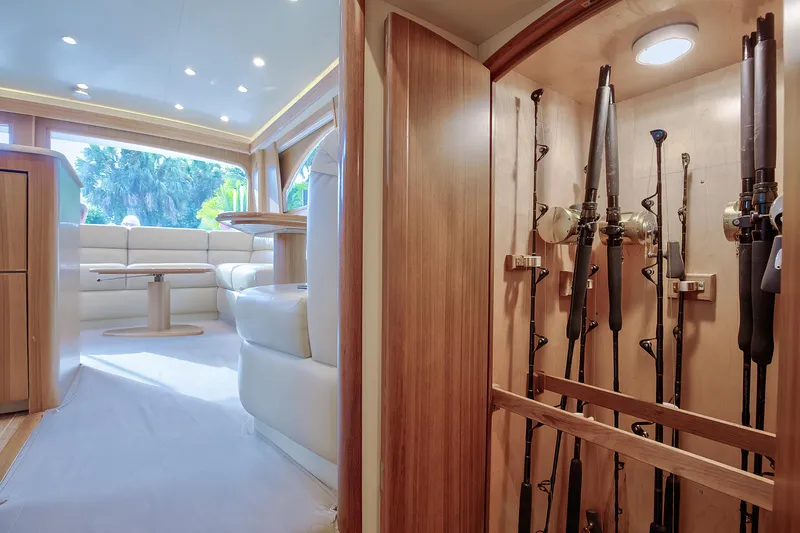 Constant Craving Yacht Photos Pics Viking 46 Constant Craving - Interior Rod Storage