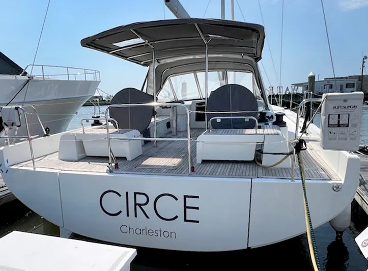 Circe Yacht Photos Pics 2022 Beneteau Oceanis Yacht 54 - Transom