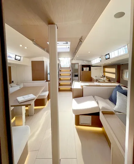 Circe Yacht Photos Pics 2022 Beneteau Oceanis Yacht 54 - Salon