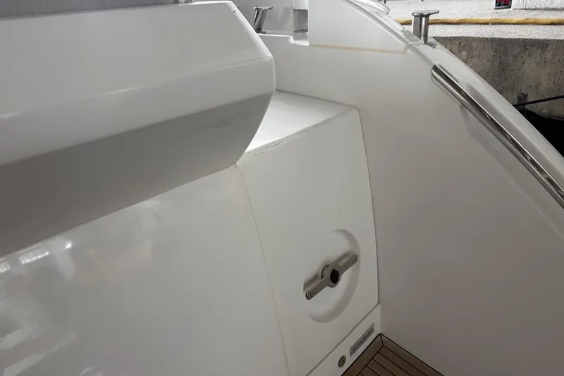 Fire Sale! Yacht Photos Pics Azimut 55 yacht, 2020 model, featuring sleek white exterior and stainless steel railing.