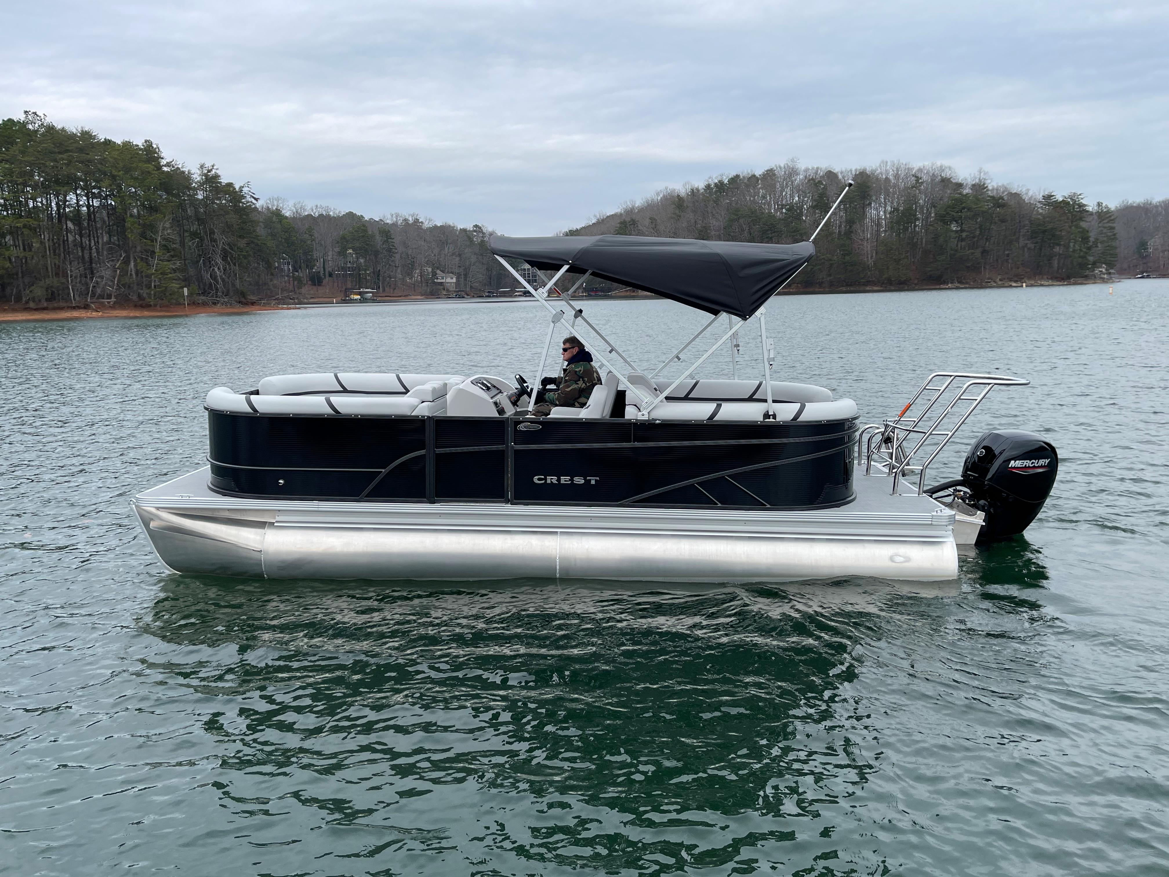 2023 Crest Classic LX 220 Pontoon Boat for sale YachtWorld