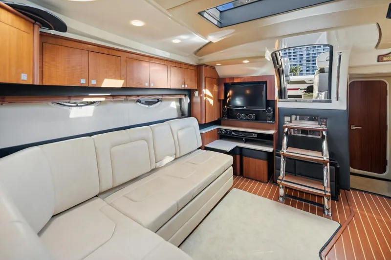  Yacht Photos Pics Luxurious interior of 2012 Monterey 400 Sport Yacht with modern amenities and elegant design.