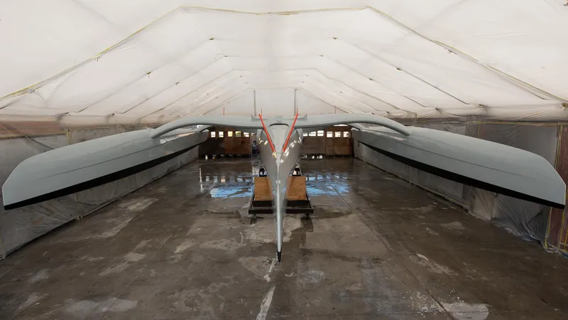  Yacht Photos Pics Westerly GF 42 Custom 2012 sailboat under a large protective tent.