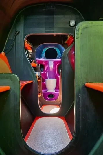  Yacht Photos Pics Colorful interior of 2012 Westerly GF 42 Custom yacht with modern design.