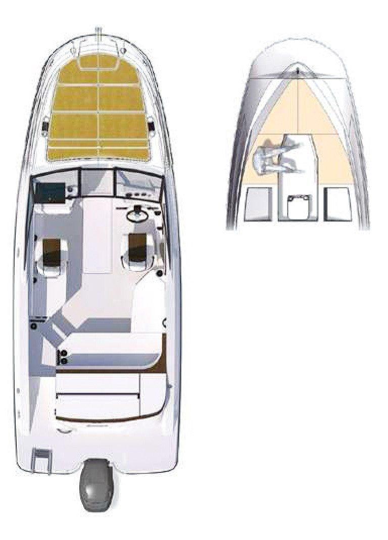 2023 Sea Ray 230 Sun Sport OB outbord engine 250