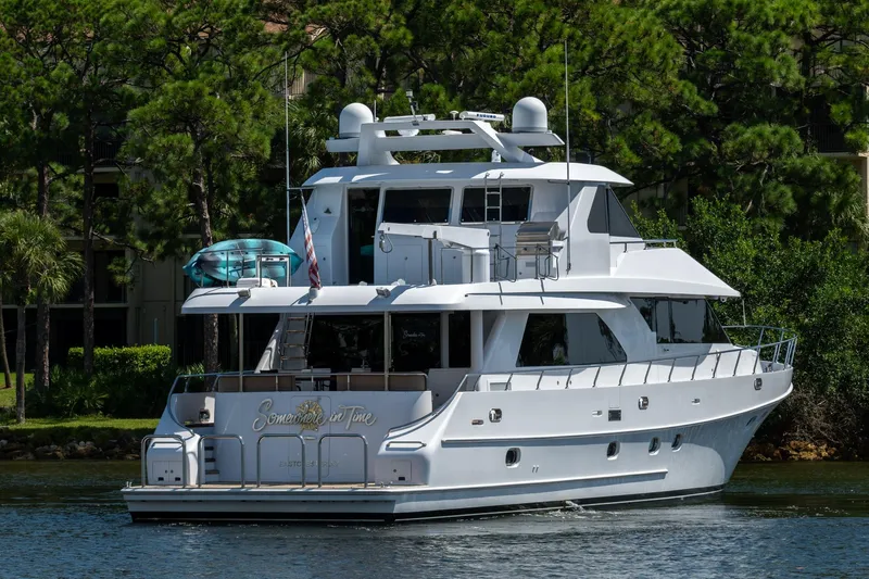 Somewhere In Time Yacht Photos Pics Ocean Alexander 78 Somewhere In Time- Profile