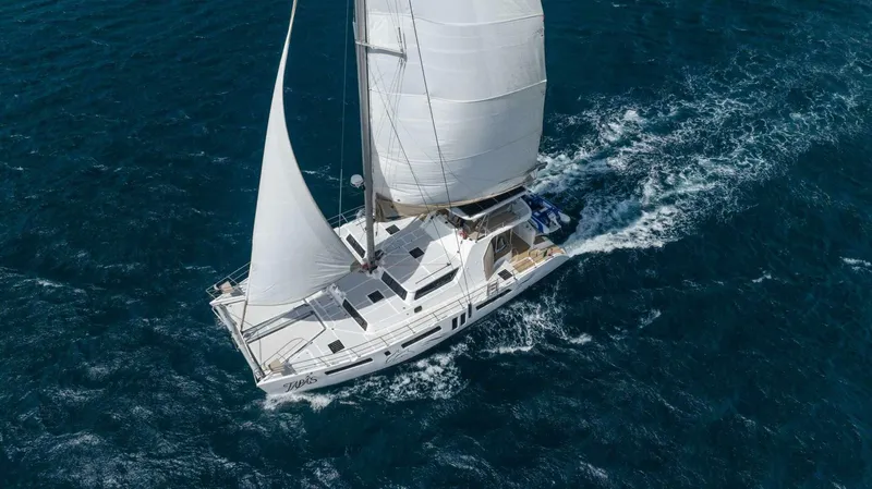 Tapas Yacht Photos Pics Sail Catamaran Royal Cape 570 Majestic