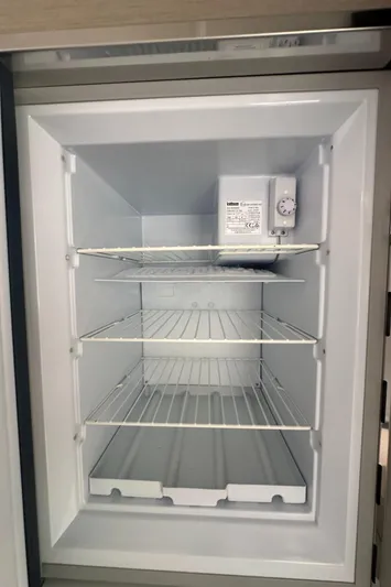 Brave Coquina Yacht Photos Pics Empty refrigerator in 2020 Fountaine Pajot Lucia 40 catamaran.