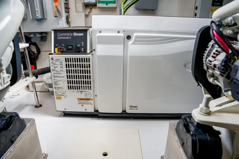 La Paloma Yacht Photos Pics Cummins Onan generator in 2019 Azimut Fly 50 yacht engine room.