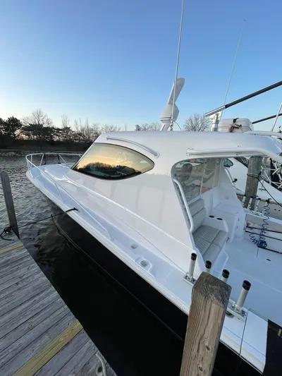  Yacht Photos Pics 2021 Jupiter 41 SB boat docked at sunset.
