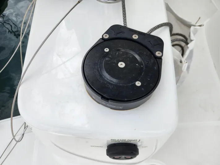 Southern Isle Yacht Photos Pics Close-up of a 2024 Lagoon 46 yacht detail.