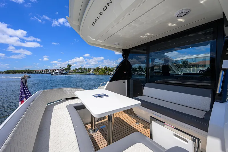 Field Office Yacht Photos Pics 2021 Galeon - Aft Deck/lounge