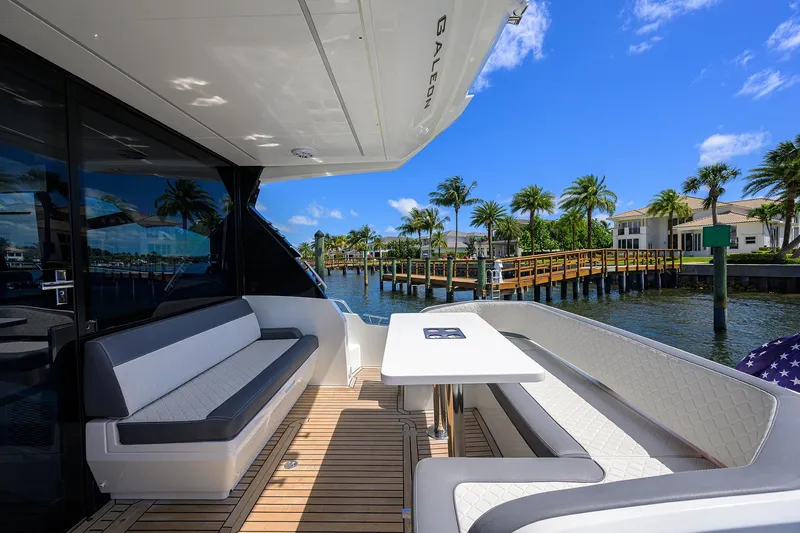 Field Office Yacht Photos Pics 2021 Galeon - Aft Deck/lounge