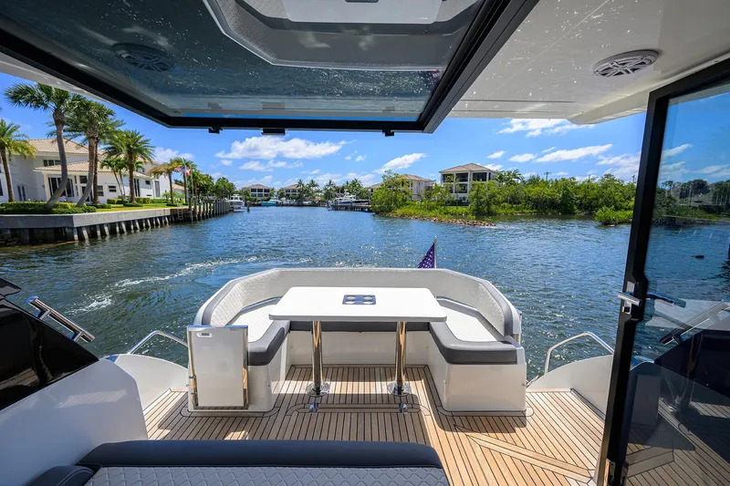 Field Office Yacht Photos Pics 2021 Galeon - Aft Deck/lounge