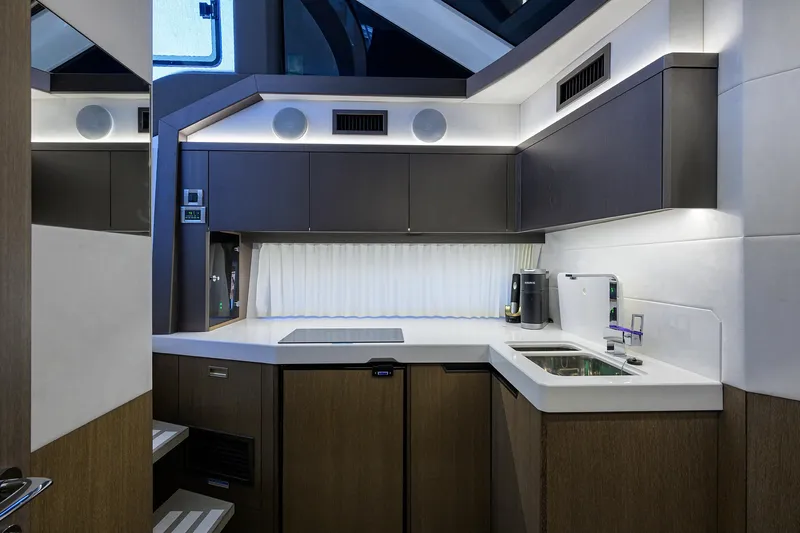 Field Office Yacht Photos Pics 2021 Galeon - Galley