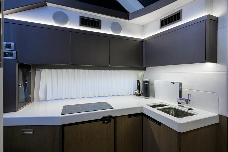 Field Office Yacht Photos Pics 2021 Galeon - Galley