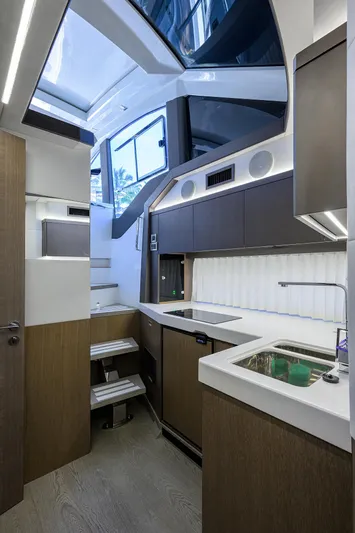 Field Office Yacht Photos Pics 2021 Galeon - Galley