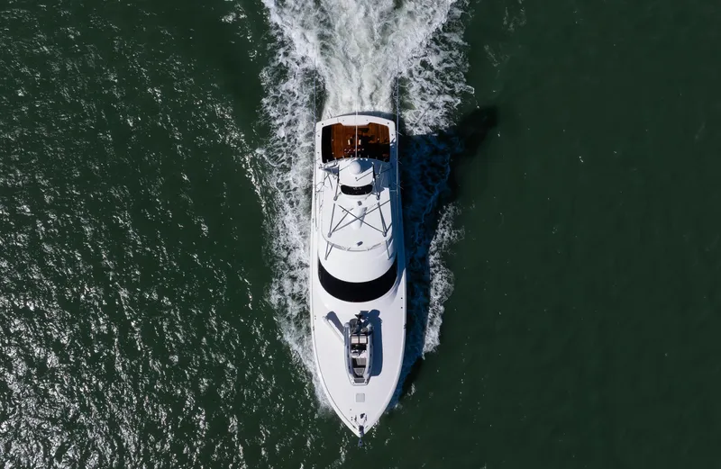 On The Edge III Yacht Photos Pics Viking 62 On the Edge III - Overhead