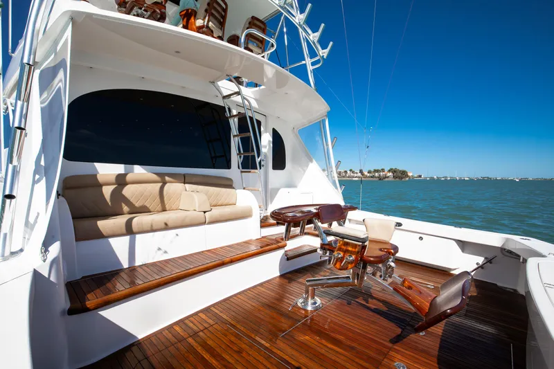 On The Edge III Yacht Photos Pics Viking 62 On the Edge III - Cockpit