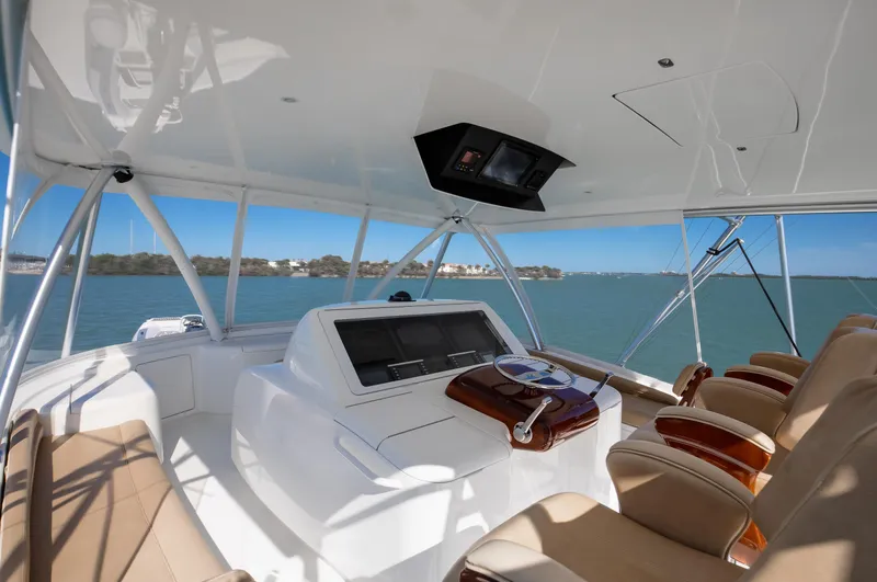 On The Edge III Yacht Photos Pics Viking 62 On the Edge III - Helm