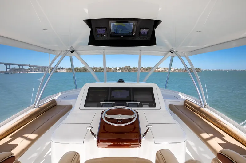 On The Edge III Yacht Photos Pics Viking 62 On the Edge III - Helm