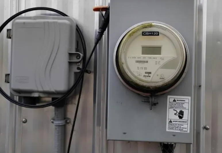  Yacht Photos Pics Electric meter and junction box on a Custom Boathouse, 2017 model.