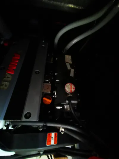 Blue Tide Yacht Photos Pics Engine compartment of 2020 Beneteau Oceanis 46.1 sailboat.