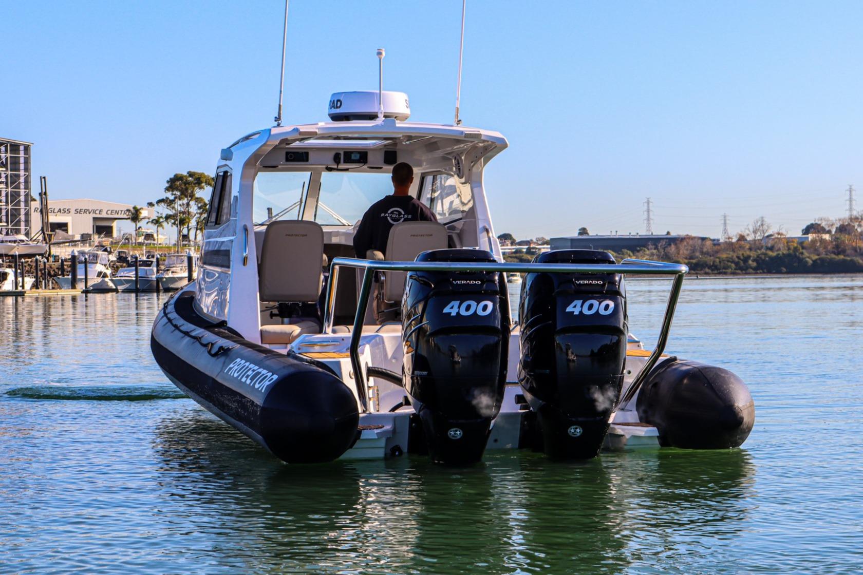 Protector 330 Targa / EQUIPPED / MERC' 400 HP