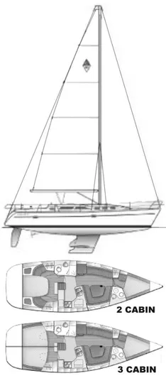 Yacht Photos Pics 2-Cabin Layout