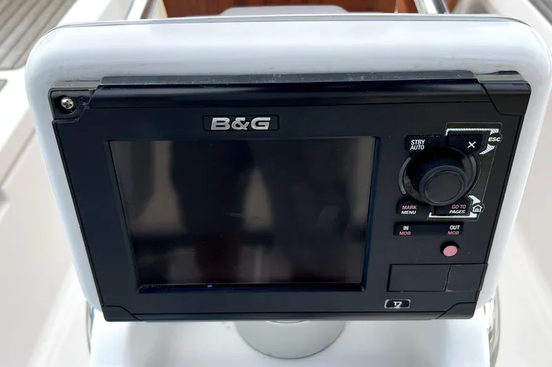 Knot Behaving Yacht Photos Pics B&G navigation system on 2014 Jeanneau Sun Odyssey 379 sailboat.