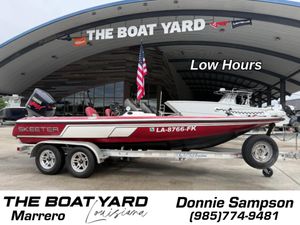 2005 Skeeter SX 200 boat on trailer at The Boat Yard, Marrero, Louisiana.