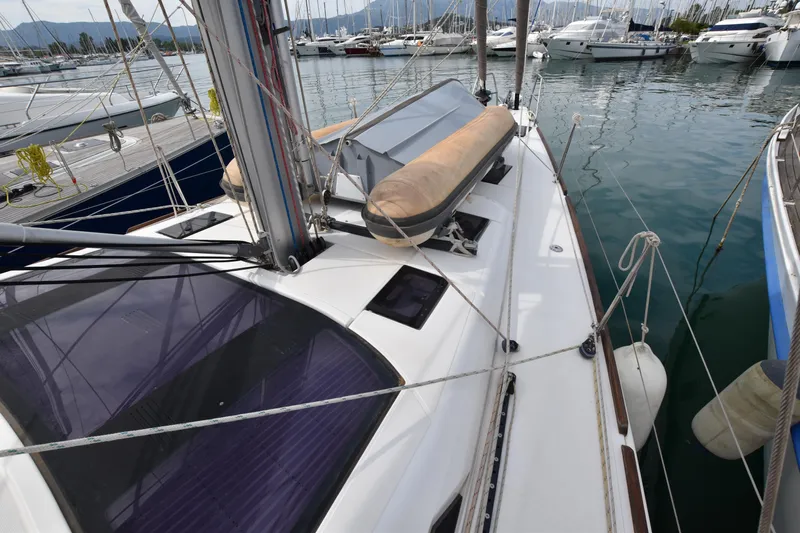 Gypsy Yacht Photos Pics 2015 Dufour 500 Grand Large sailing yacht. Ionian Sea, Corfu, Gouvia Marina
